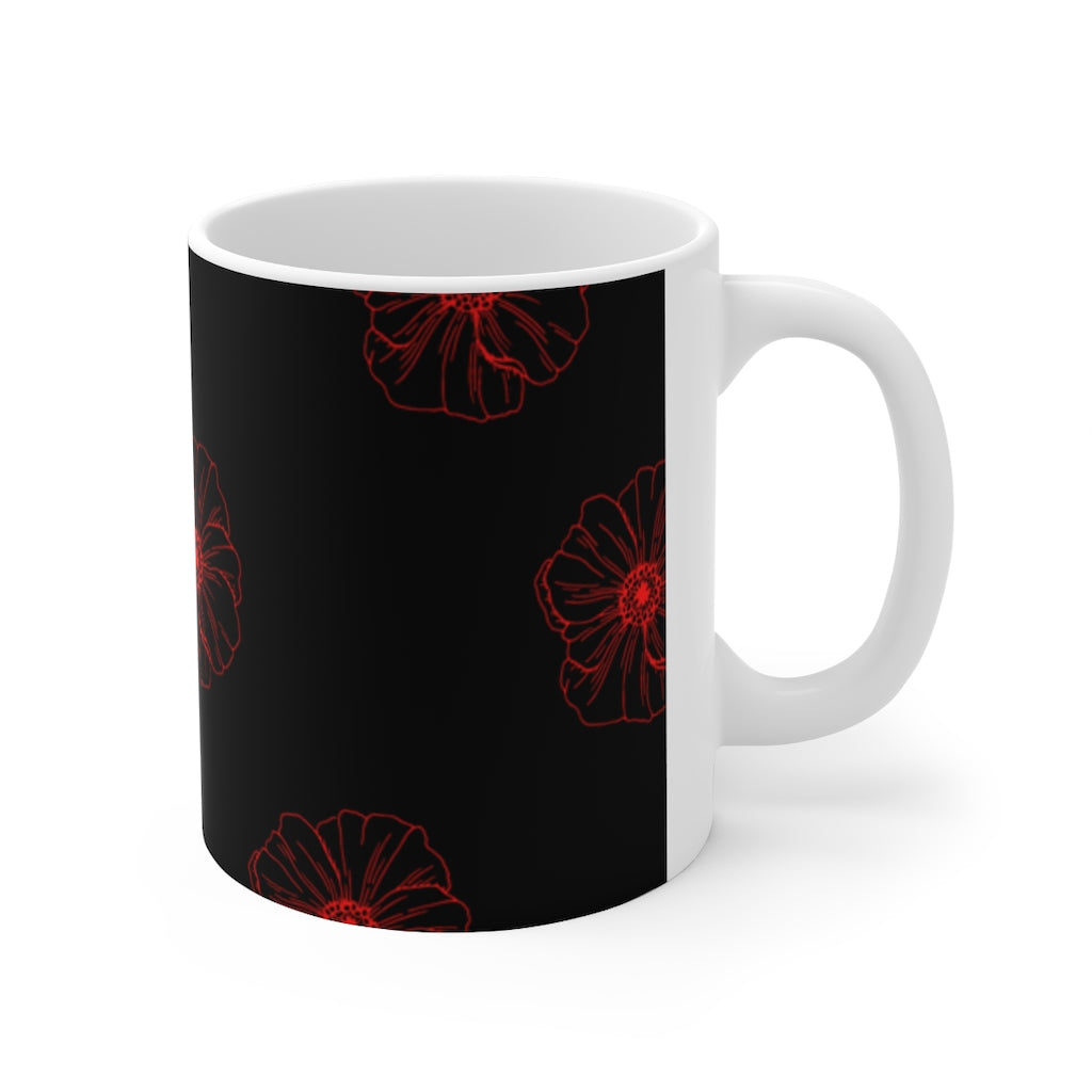 Poppy Ceramic Mug 11oz