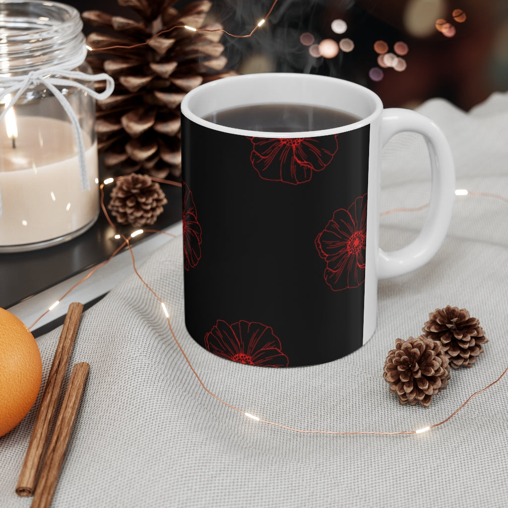 Poppy Ceramic Mug 11oz