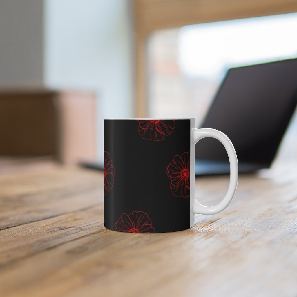 Poppy Ceramic Mug 11oz