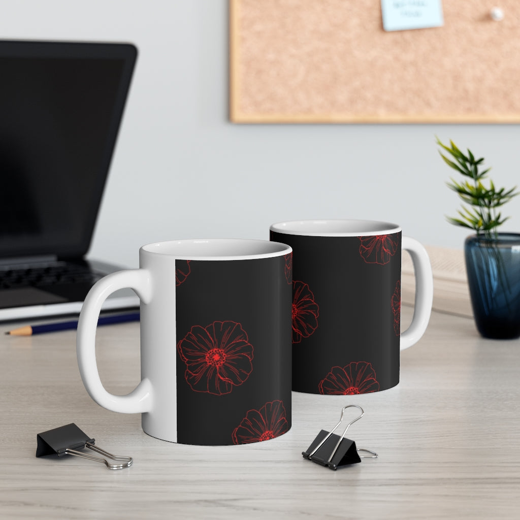 Poppy Ceramic Mug 11oz