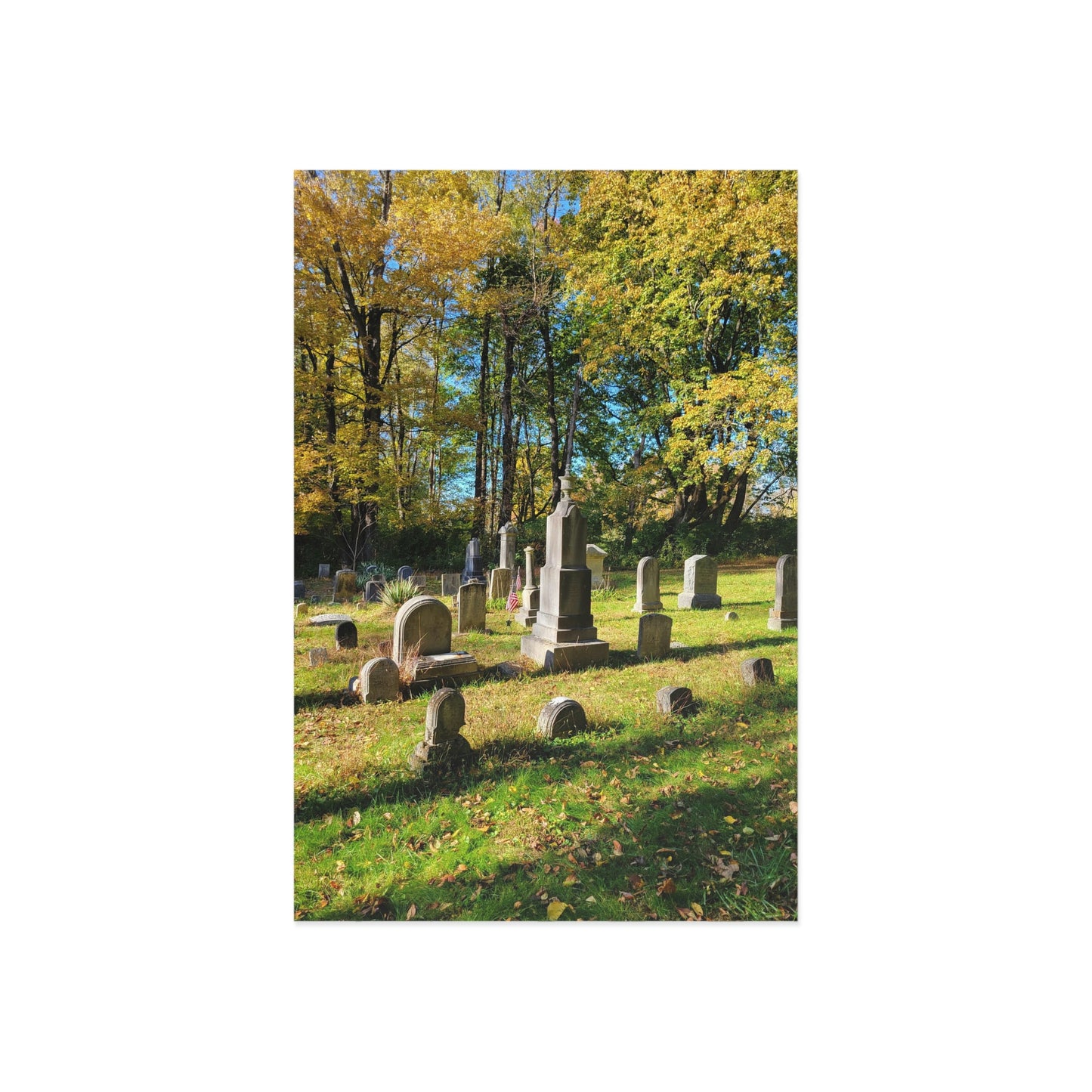 Pine Knot Cemetery Fine Art Postcards